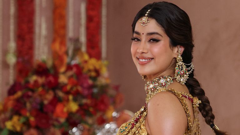 Actor Janhvi Kapoor. Pic: Reuters