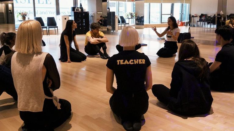 Katya Virshilas now runs her own dance school, Ballroom Bees, in Hong Kong