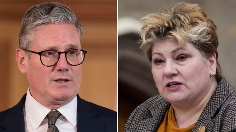 Sir Keir Starmer and Emily Thornberry. Pics: PA