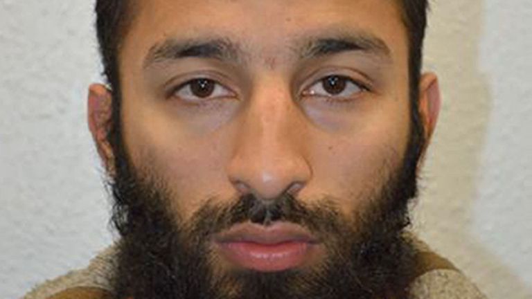 London Bridge attacker Khuram Butt. Pic: Met Police