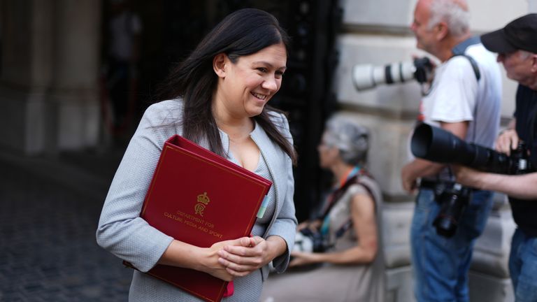 Lisa Nandy in Downing Street in July. Pic: PA