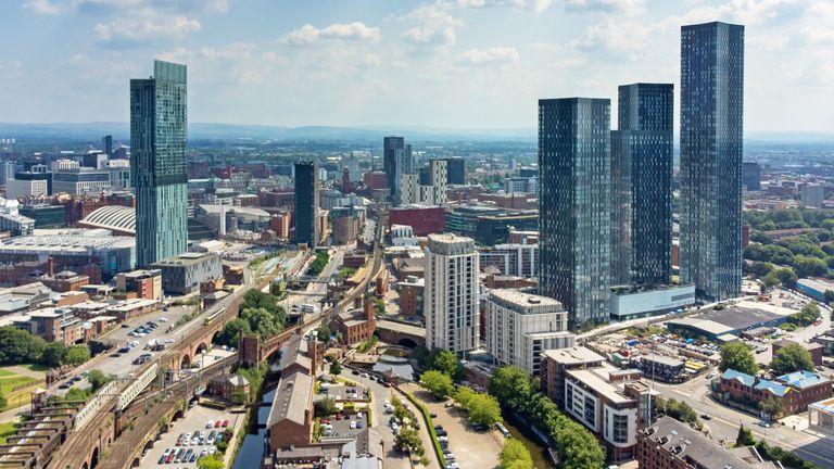 Manchester city centre. Pic: iStock