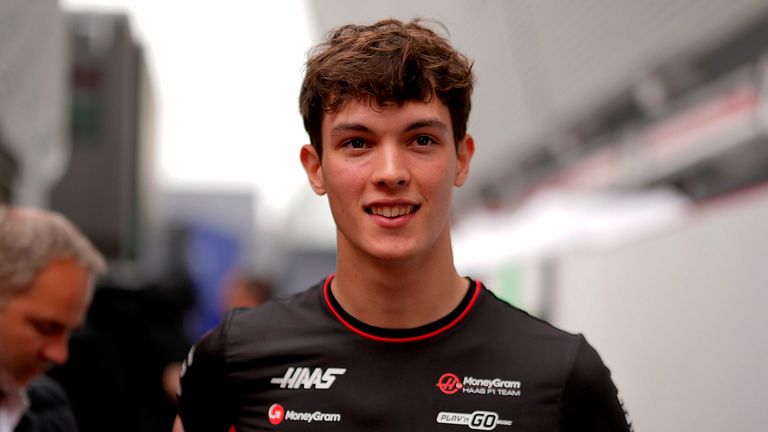 Oliver Bearman will race with Haas next year. Pic: AP