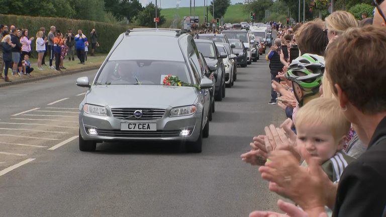 Rob Burrow funeral takes place as Thousands of fans line route with ...