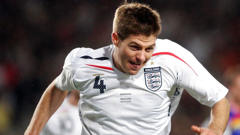 Former England captain Steven Gerrard. Pic: AP