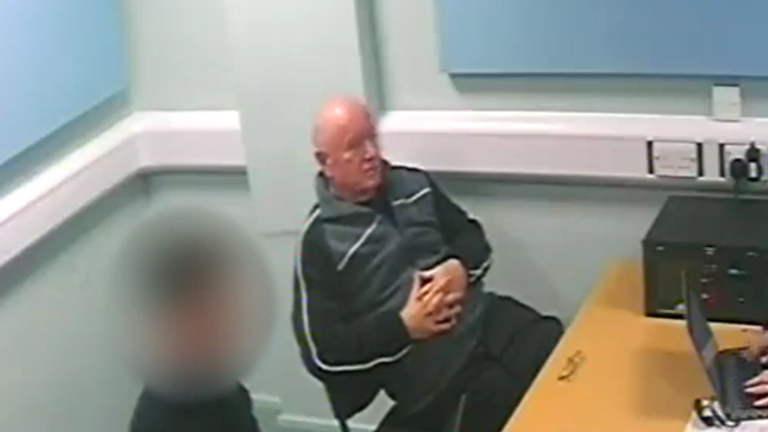 Foden’s police interview. Pic: North Wales Police