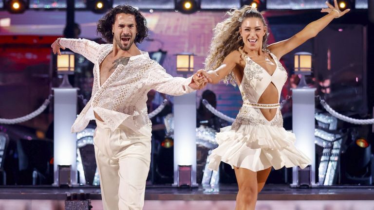 Graziano Di Prima and Zara McDermott on Strictly Come Dancing in 2023. Pic: BBC/Guy Levy