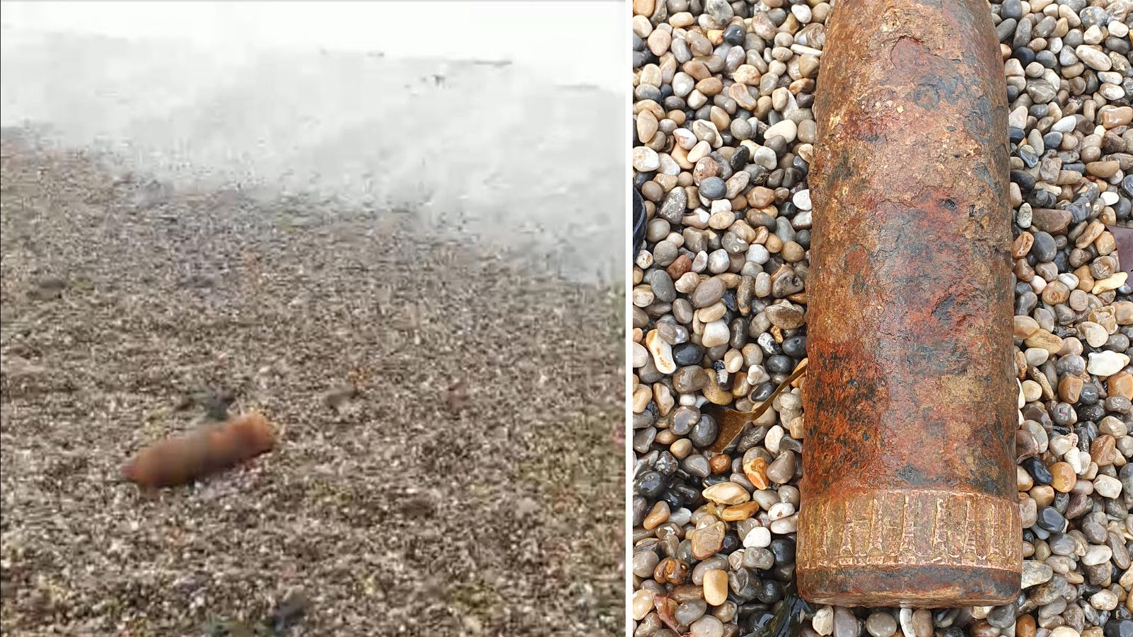 Devon's Beer Beach evacuated after suspected unexploded bomb washed ashore