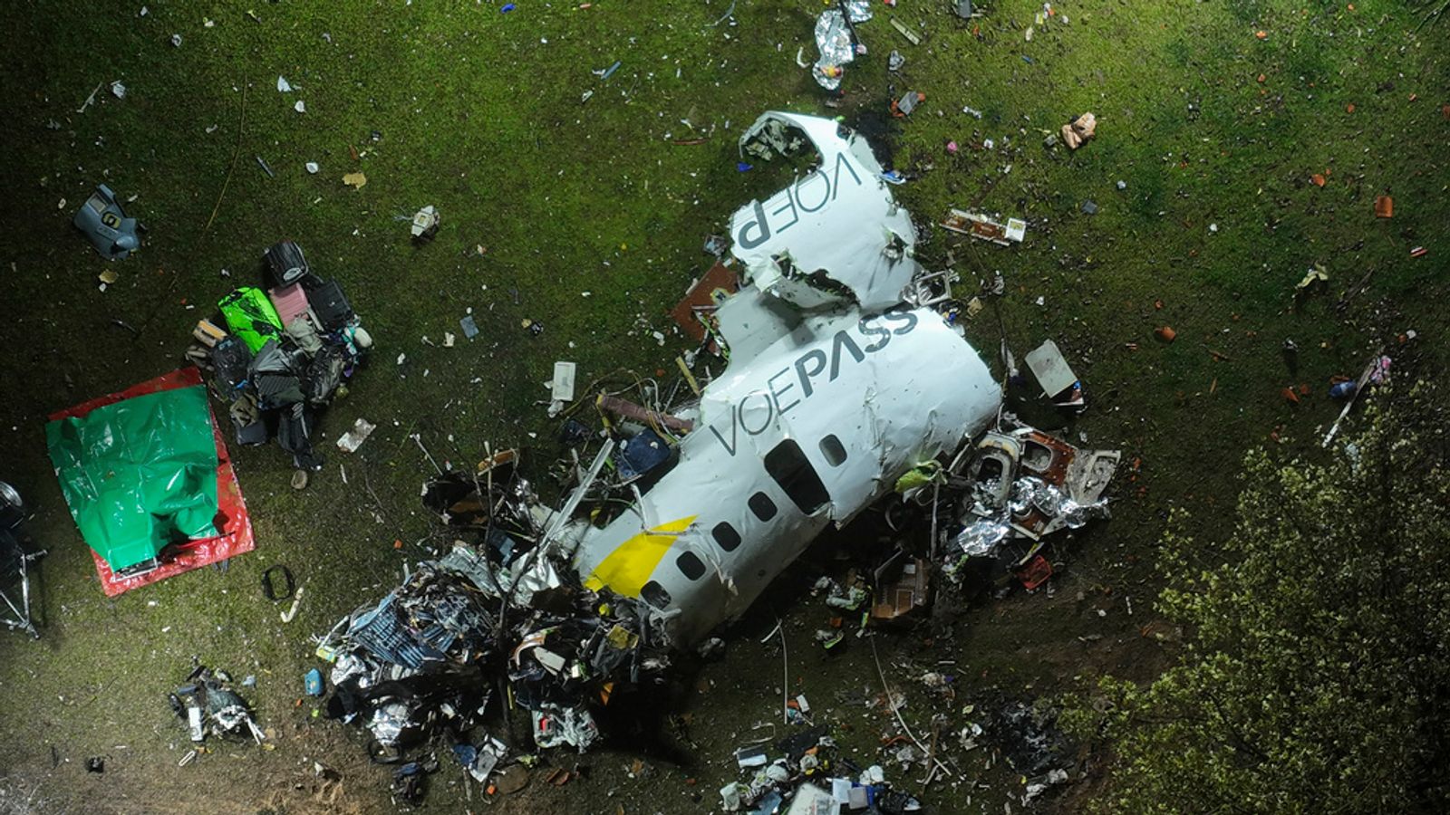 Brazilian authorities recover all bodies from passenger plane which crashed in residential area