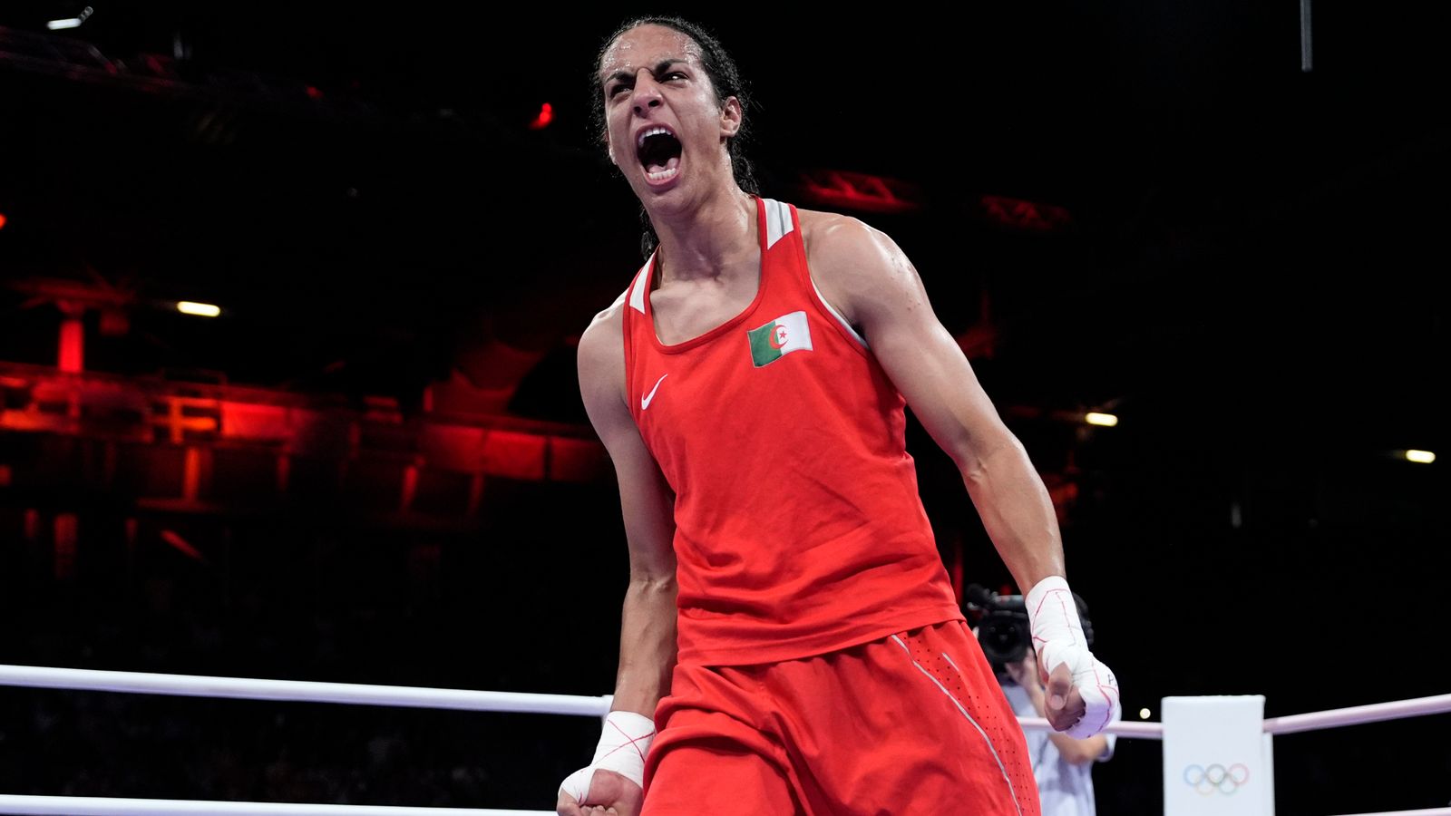 Boxer Imane Khelif has said winning an Olympic gold medal would be the "best response" to scrutiny she has faced over misconceptions about her gender.