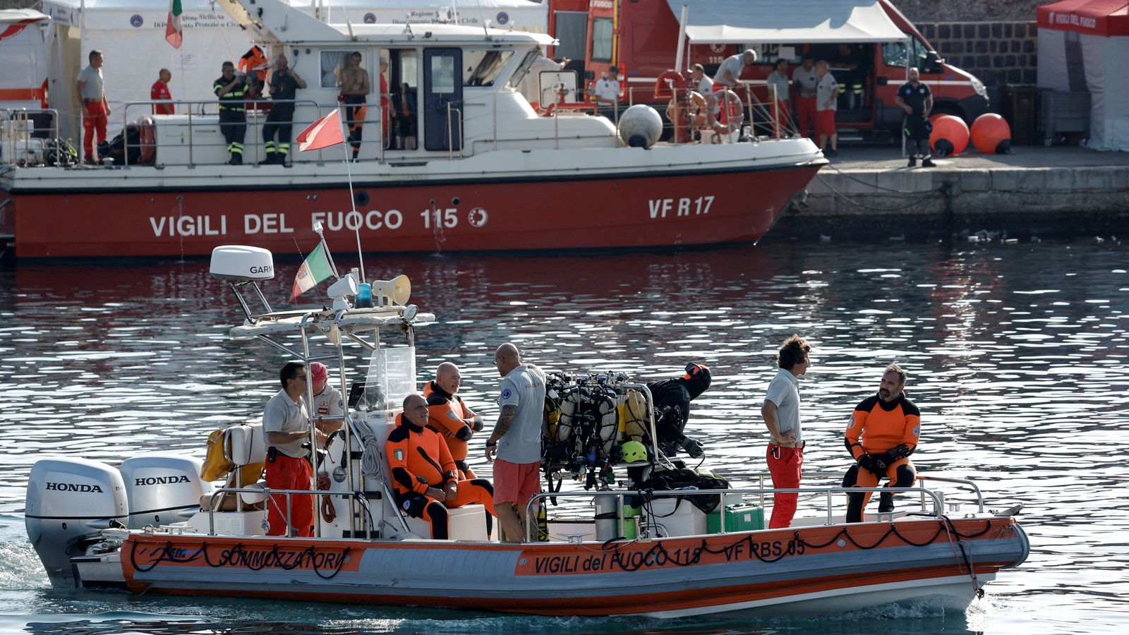 Superyacht sinks: Divers find body of final person missing from inside ...