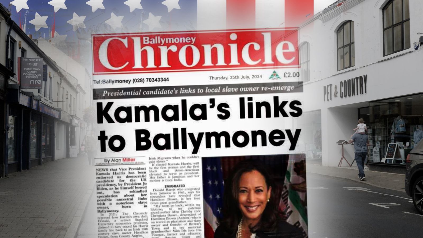 The curious tale of Kamala Harris and the Irish slave owner