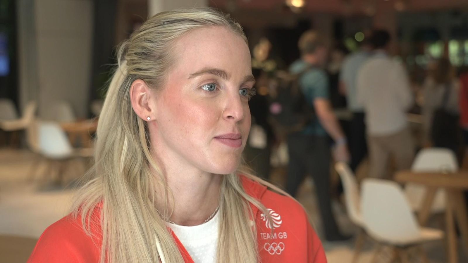 Olympic 800m champion Keely Hodgkinson talks to Sky News about her race