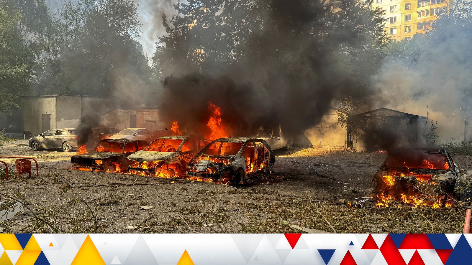 Ukraine war latest: Girl among five killed in bomb attack that hit Kharkiv  playground; Putin to visit country with power to arrest him | World News |  Sky News