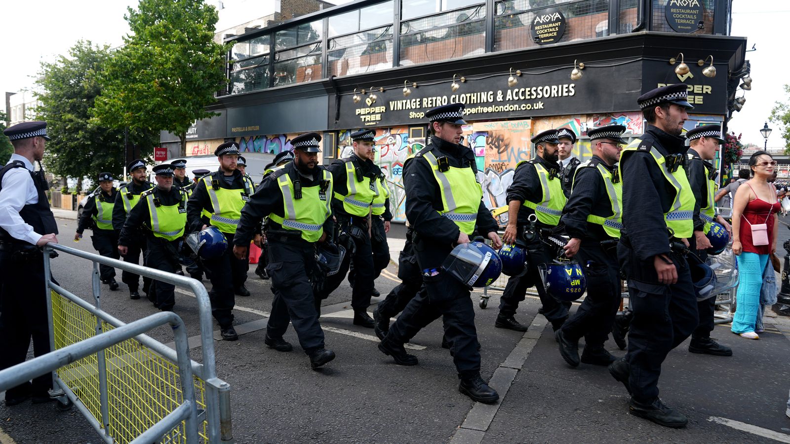 Man, 20, charged over stabbing of mother who was with her child at Notting Hill Carnival