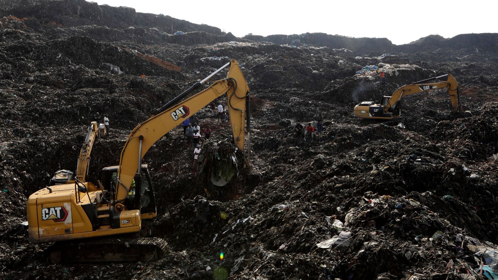 Uganda landfill collapse kills 24 as people buried by rubbish