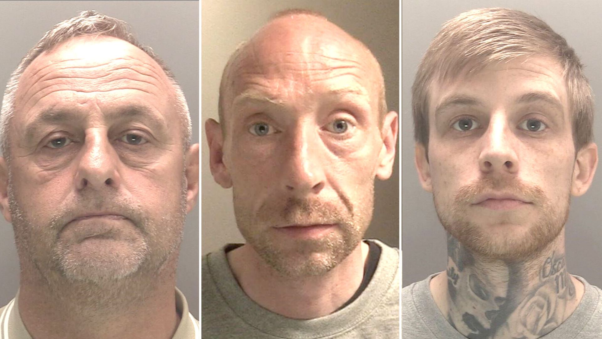 Three men jailed after riots - as mugshots released