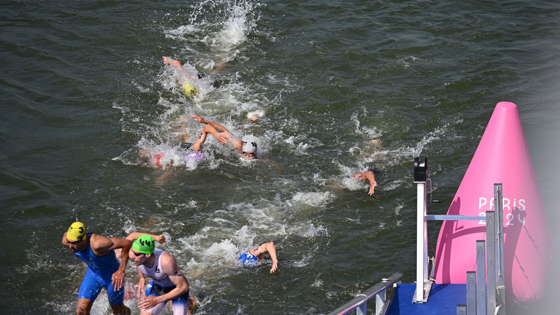 Belgium pulls out of Olympic mixed relay triathlon after athlete who swam in Seine falls ill