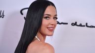 Katy Perry arrives at the 35th Annual Colleagues Spring Luncheon and Oscar de la Renta Fashion Show, Thursday, April 25, 2024, at the Beverly Wilshire Hotel in Beverly Hills, Calif. (Photo by Jordan Strauss/Invision/AP)