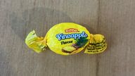 The pineapple-flavoured sweet contains a potentially lethal dose of methamphetamine Pic: Shaun Hill/NZ Drug Foundation via AP
