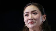 Pheu Thai Party's leader Paetongtarn Shinawatra looks on during a press conference after the Thai parliament confirms her as the country's next prime minister, in Bangkok, Thailand August 16, 2024. REUTERS/Chalinee Thirasupa