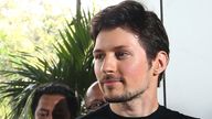 FILE - Telegram co-founder Pavel Durov appears at an event on Aug. 1, 2017 in Jakarta, Indonesia. (AP Photo/Tatan Syuflana, File)