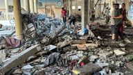 The school is the latest of hundreds to be hit by Israel in its 10-month war with Hamas. Pic: Reuters