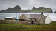 St Kilda Kirk. Pic: National Trust for Scotland