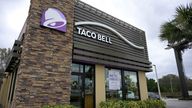 A We're Hiring sign advertising job openings is viewed outside of a Taco Bell restaurant, Sunday, Feb. 12, 2023, in Leesburg, Fla. (Phelan M. Ebenhack via AP)