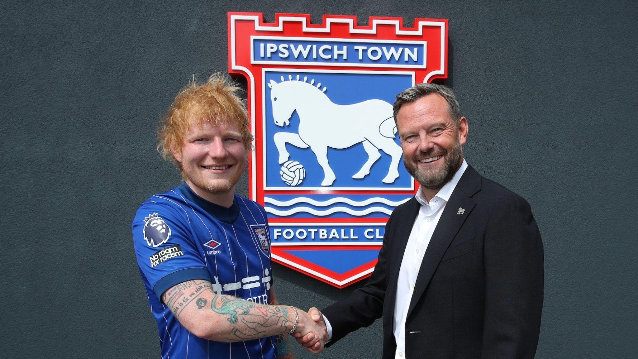 Ed Sheeran buys minority stake in Ipswich Town - and celebrates with tractor  ride | Business News | Sky News