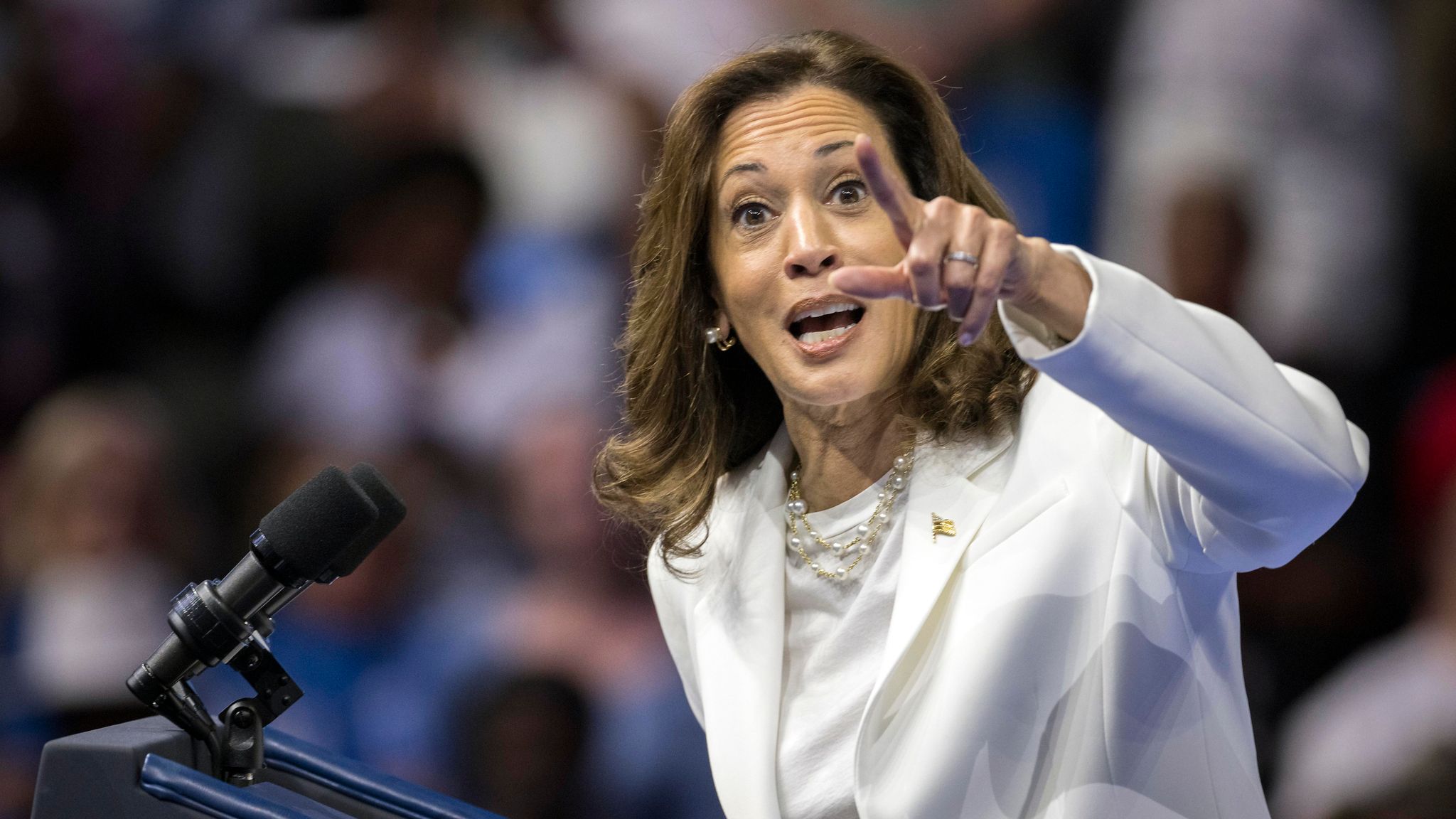 Kamala Harris 'doesn't regret' defending Joe Biden's ability to stay