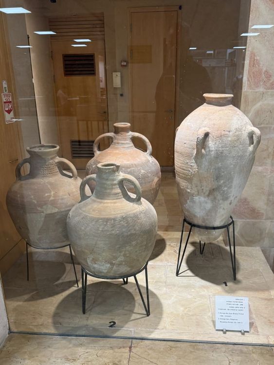 A 5-year-old boy accidentally broke a 3,500-year-old jug in the Hecht Museum at the University of Haifa. credit: Hecht Museum<br>