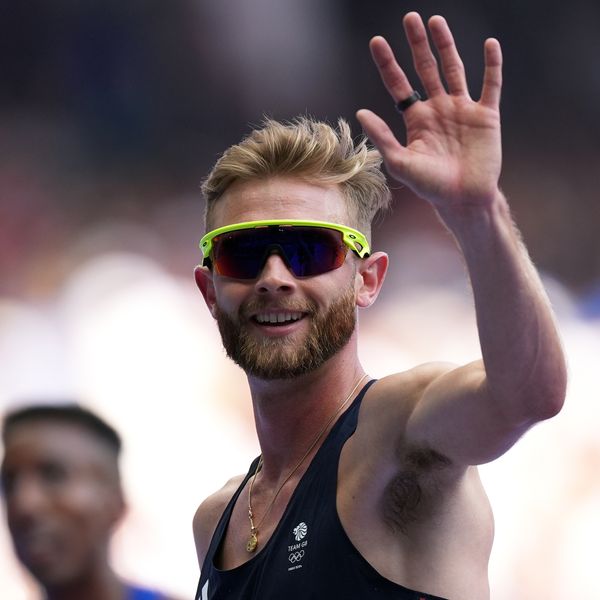 Great Britain's Josh Kerr following the Men's 1500m Round 1 at the Stade de France on the seventh day of the 2024 Paris Olympic Games in France. Picture date: Friday August 2, 2024.