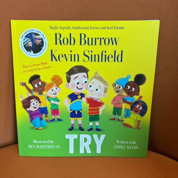 Rob Burrow and Kevin Sinfield's children's book, Try