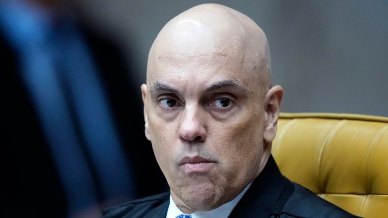 Alexandre de Moraes. Pic: AP