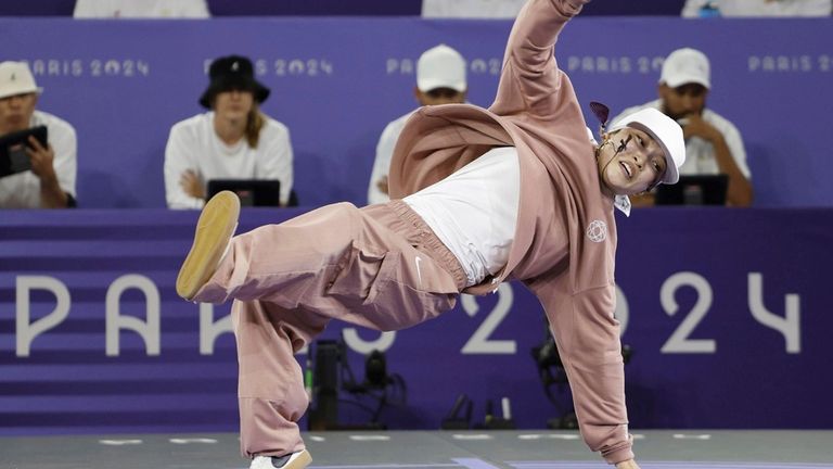 Ami Yuasa during her gold-medal winning performance. Pic: AP