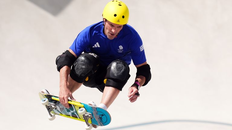 Andrew Macdonald in action. Pic: PA