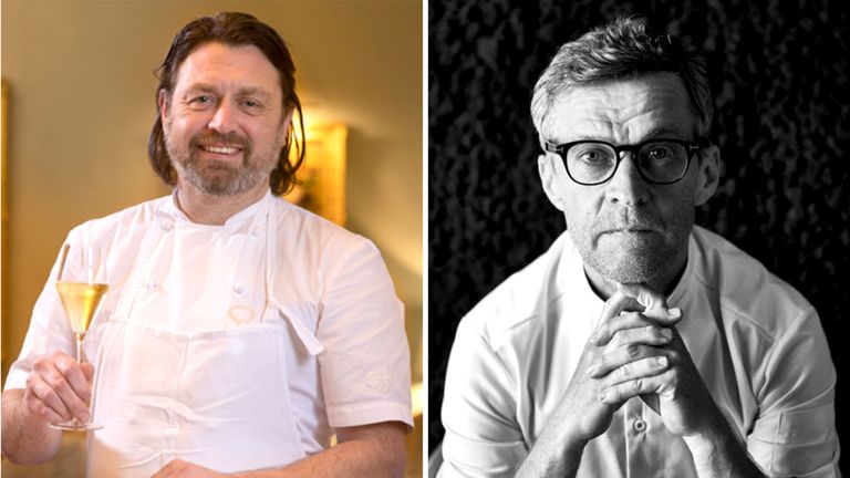 Shaun Rankin, of Shaun Rankin at Grantley Hall, Ripon, and Michael Wignall, of The Angel at Hetton, Skipton 