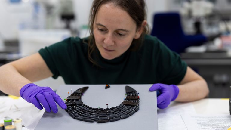 Bronze Age jewellery. Pic: National Museums Scotland/Duncan McGlynn