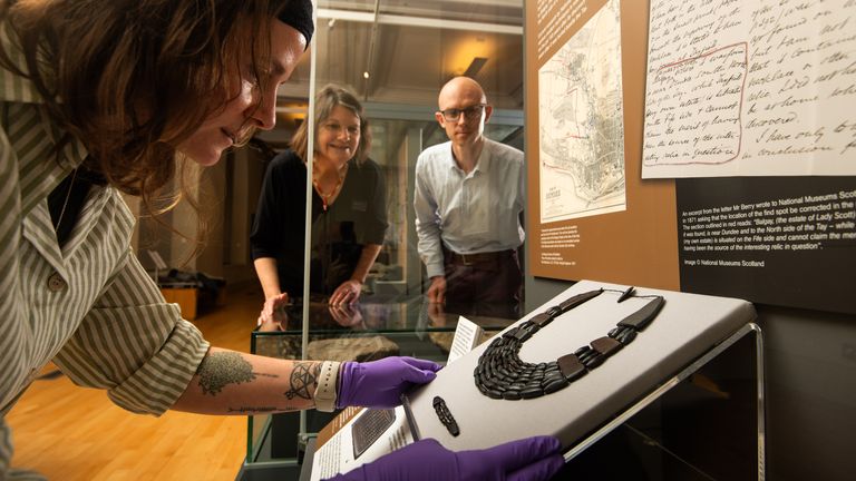 Bronze Age jewellery. Pic: National Museums Scotland/Alan Richardson