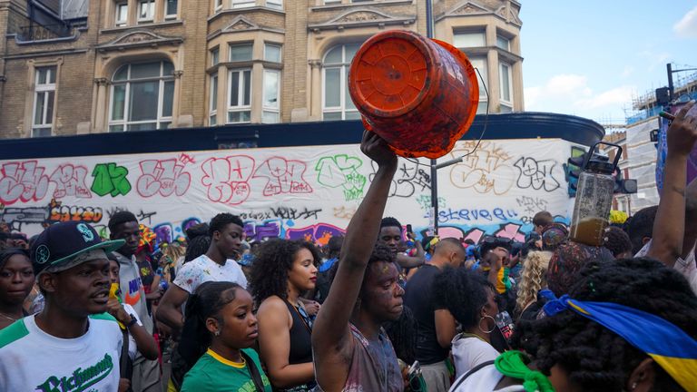 The Children's Day Parade, part of the Notting Hill Carnival. Pic: PA