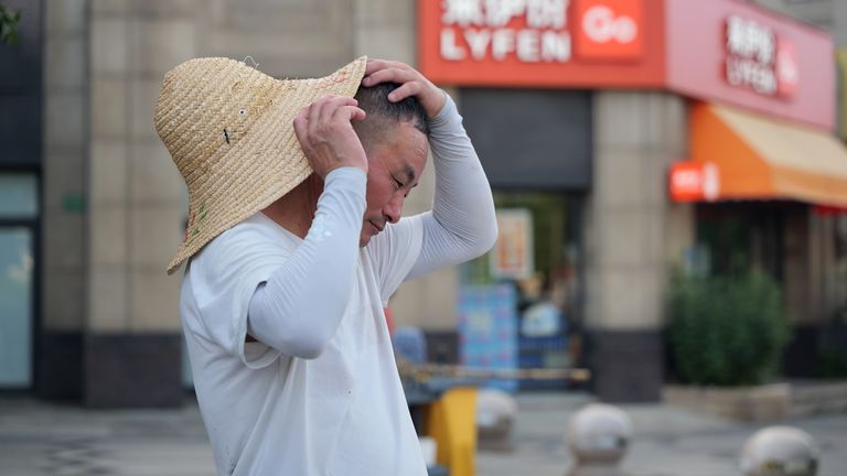 A migrant worker in China