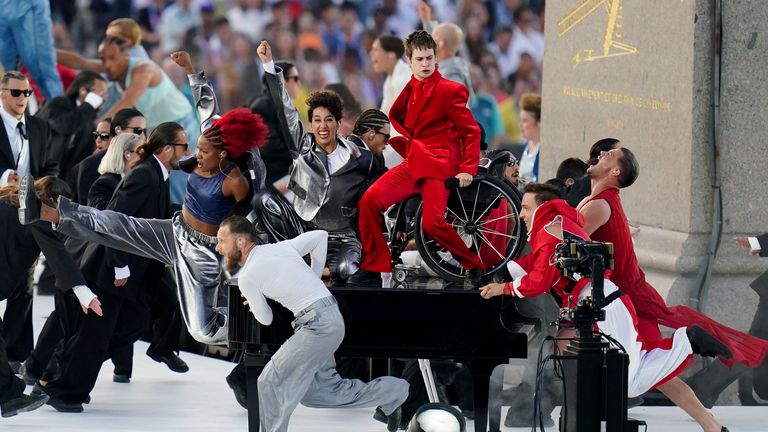 French artist Christine and the Queens.
Pic: PA