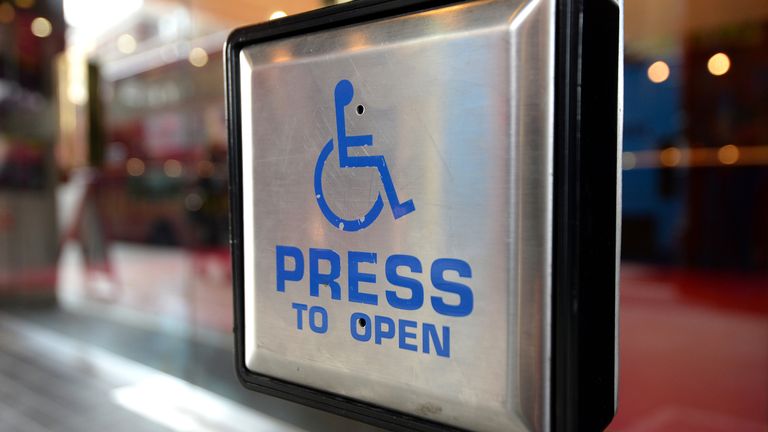 ile photo dated 15/09/14 of a disabled entrance door button. Plans for a new Scottish benefit which would support around 66,000 people currently receiving Disability Living Allowance have been revealed. Issue date: Sunday March 17, 2024.