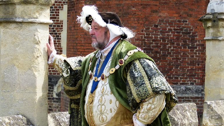 A man dressed up as Henry VIII at Hampton Court. File pic: iStock