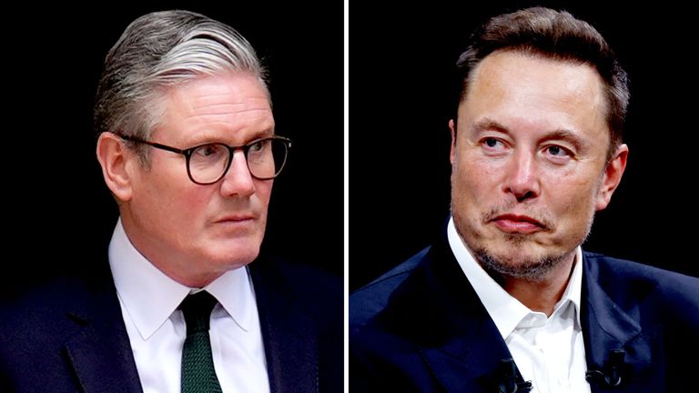 Elon Musk v Sir Keir Starmer: What have they accused each other of in row  over UK riots? | Politics News | Sky News