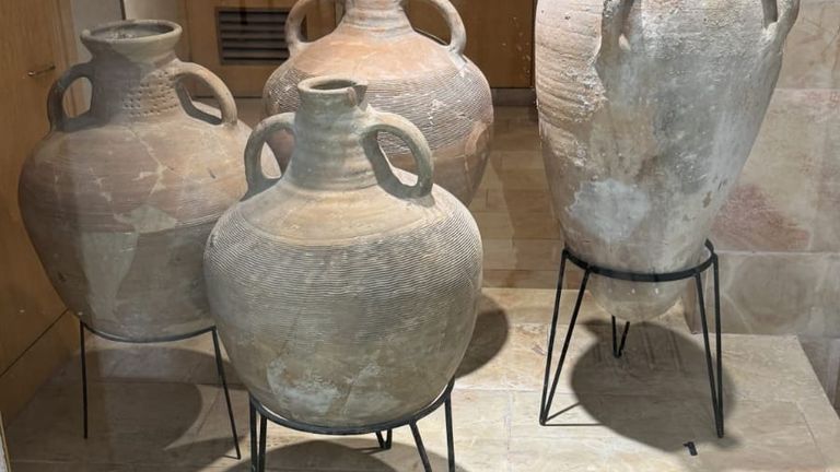 A 5-year-old boy accidentally broke a 3,500-year-old jug in the Hecht Museum at the University of Haifa. credit: Hecht Museum
