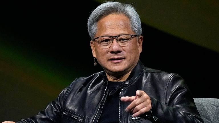 Jensen Huang is Nvidia's CEO. Image: AP