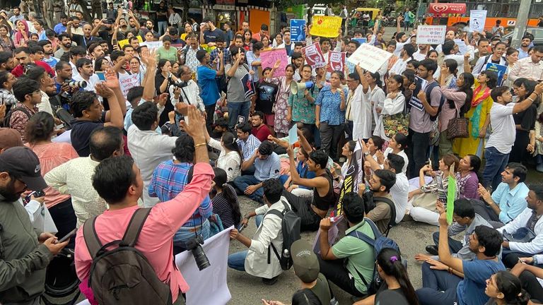 Sit-down protests in Delhi on Saturday