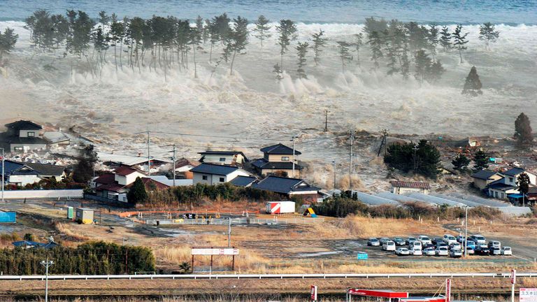 Japan was hit by a magnitude 9.0 earthquake and tsunami in 2011. File pic: AP